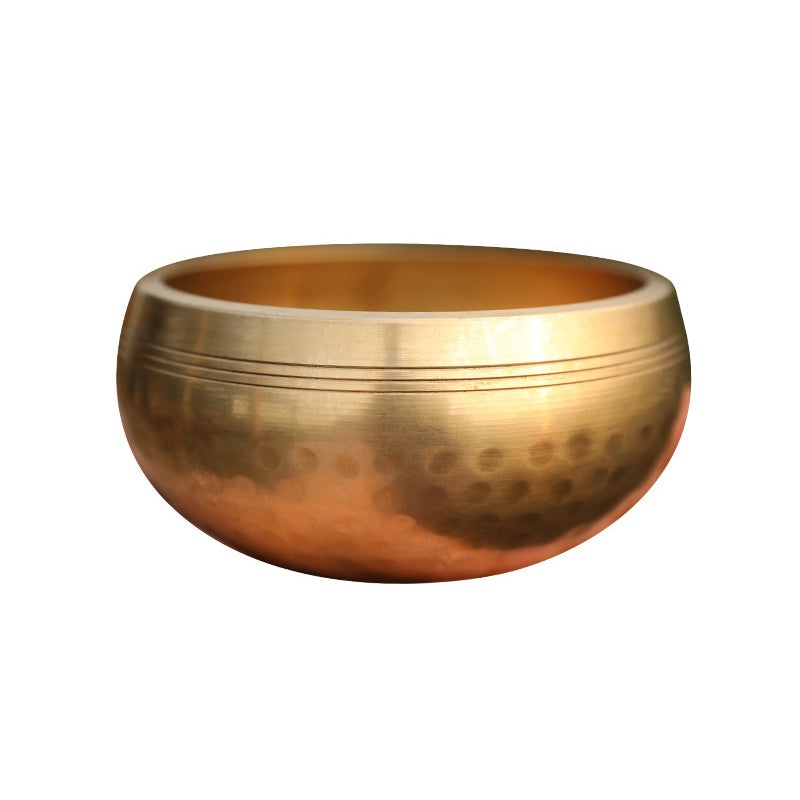Boer Handmade Foyin Bowl Yoga Meditation Bronze Chime Foyin Bowl Tibetan Songbowl Singing Bowl