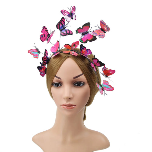 Butterfly Fascinator Hat Festival Costume Butterfly Headband Women