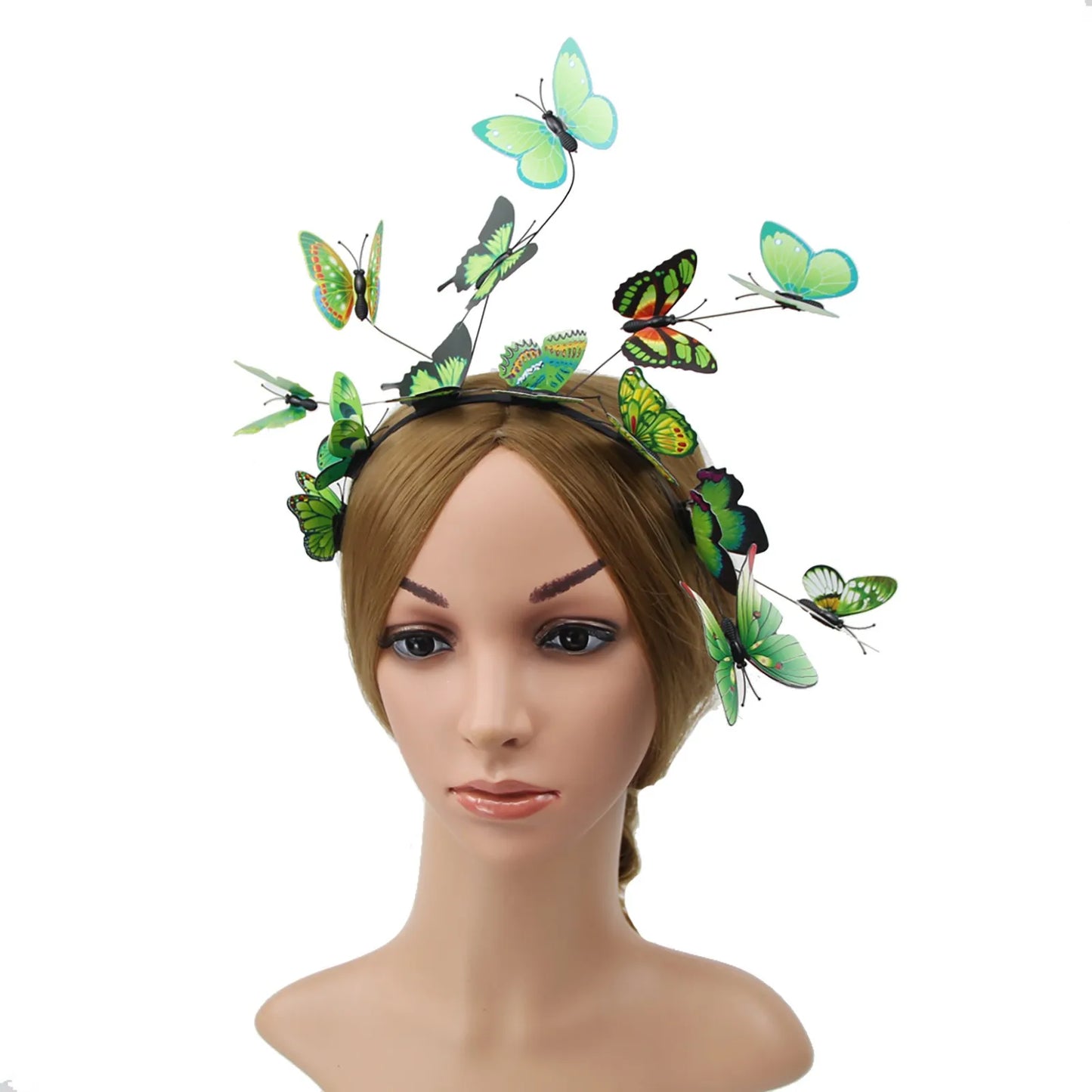 Butterfly Fascinator Hat Festival Costume Butterfly Headband Women
